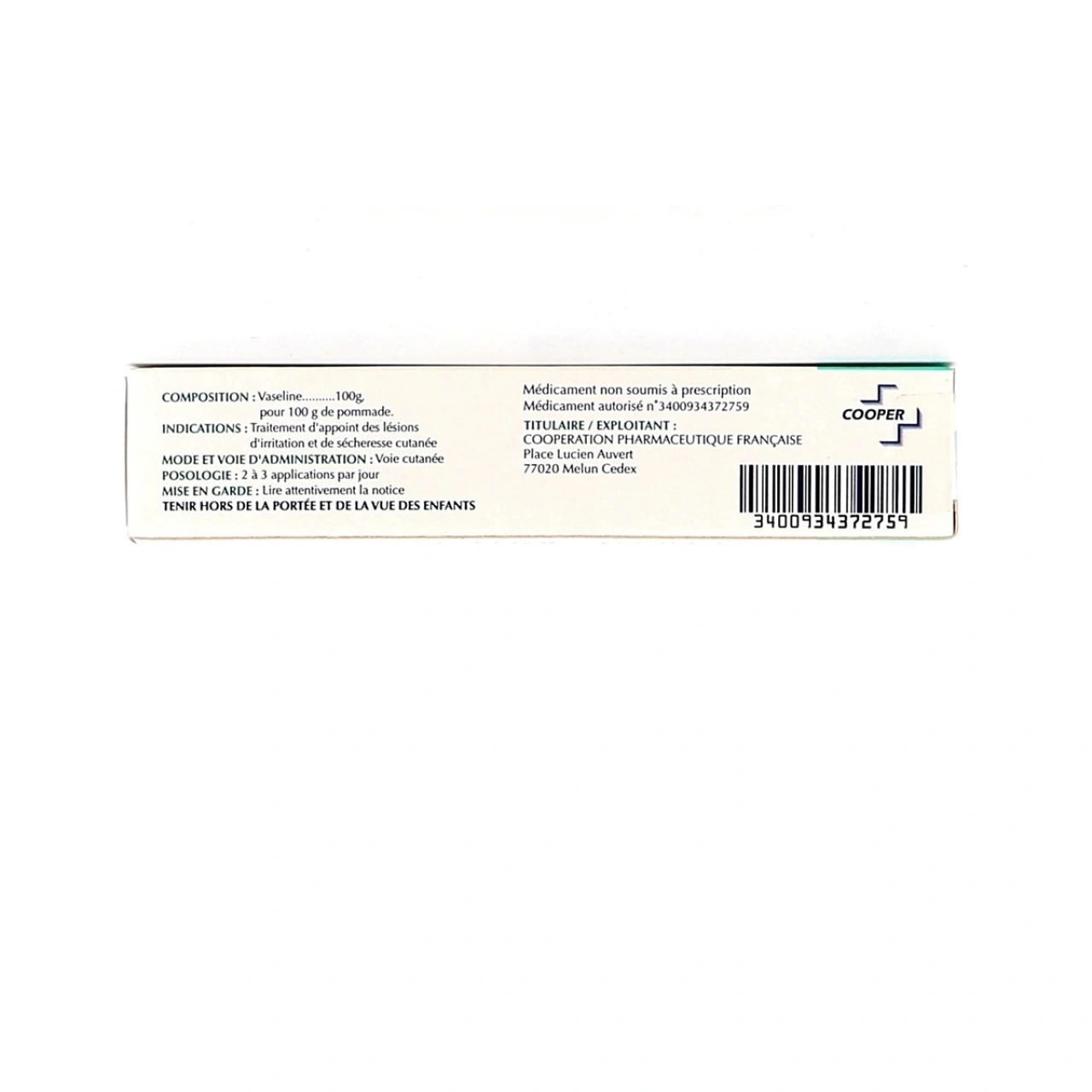 Cooper Vaseline Stérilisée Pommade - Vue 2