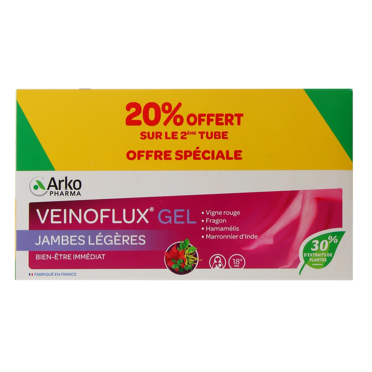 Veinoflux Gel Jambes Légères Bien-Être Immédiat - Vue 3