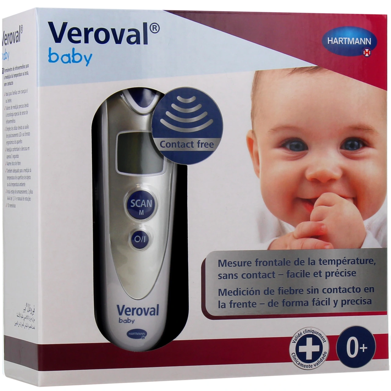 Veroval Baby Thermomètre Frontal - Hartmann