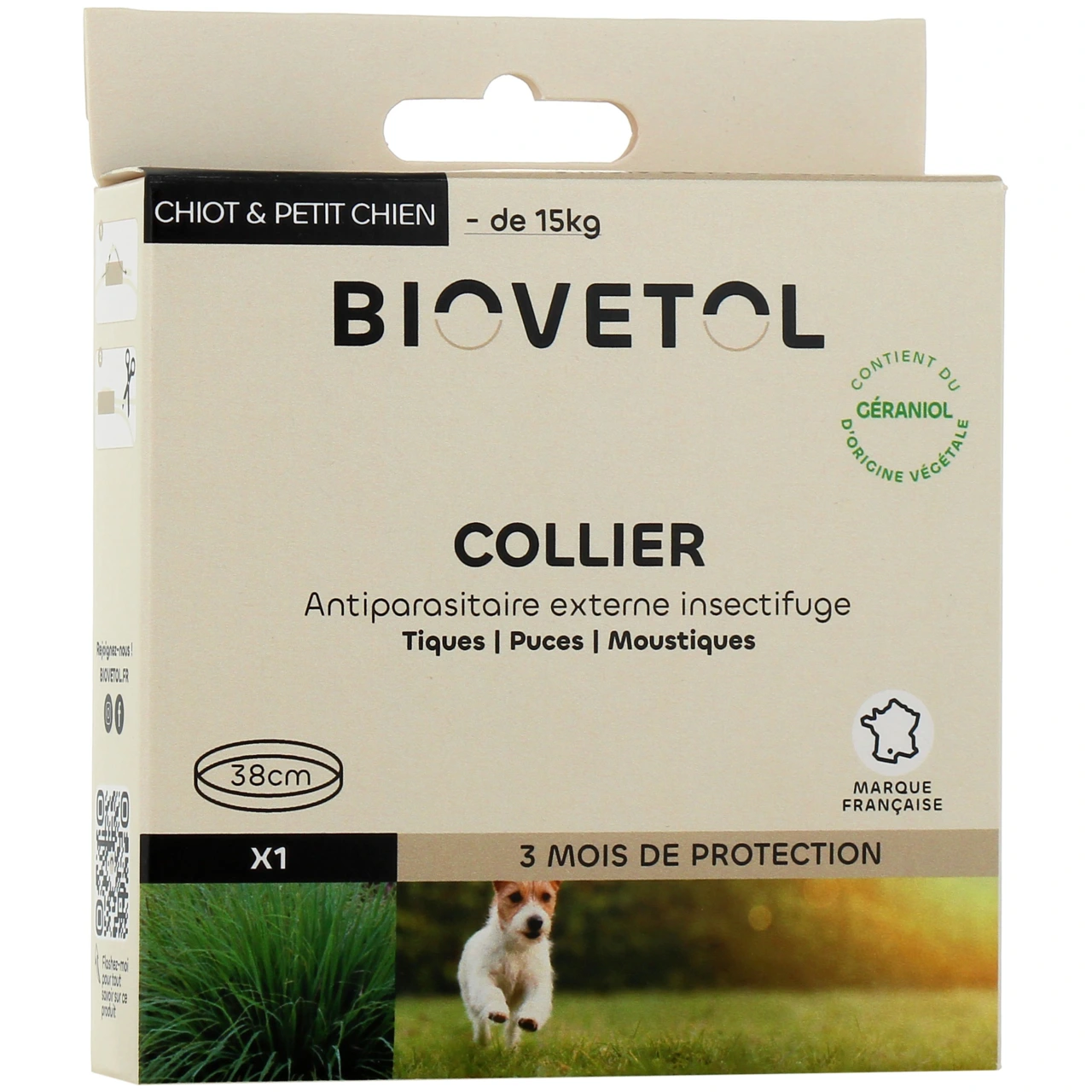 Biovetol Collier Antiparasitaire Chien - Biovetol