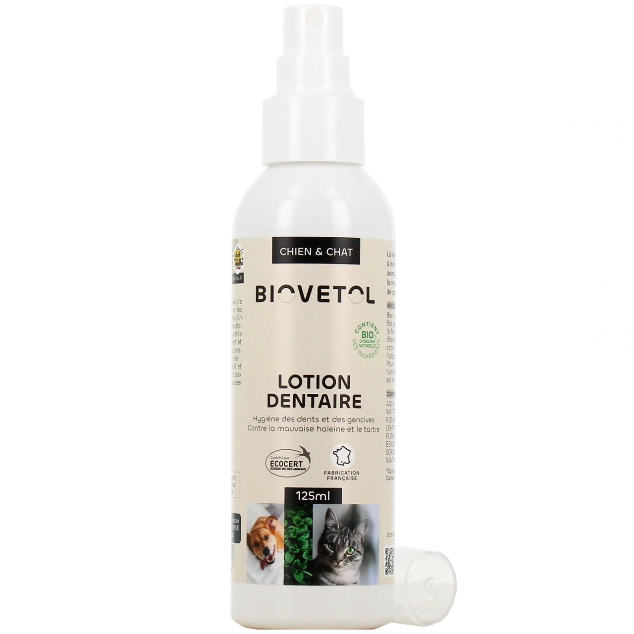 Biovetol Lotion Dentaire Bio Chien & Chat - Biovetol