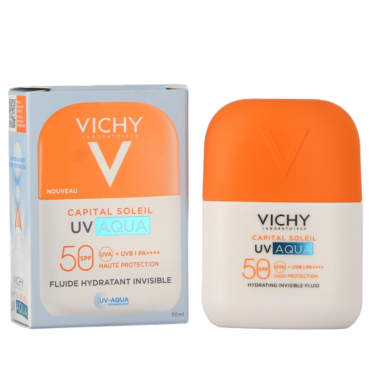 Vichy Capital Soleil UV-Aqua Fluide Invisible SPF50 - Capital Soleil