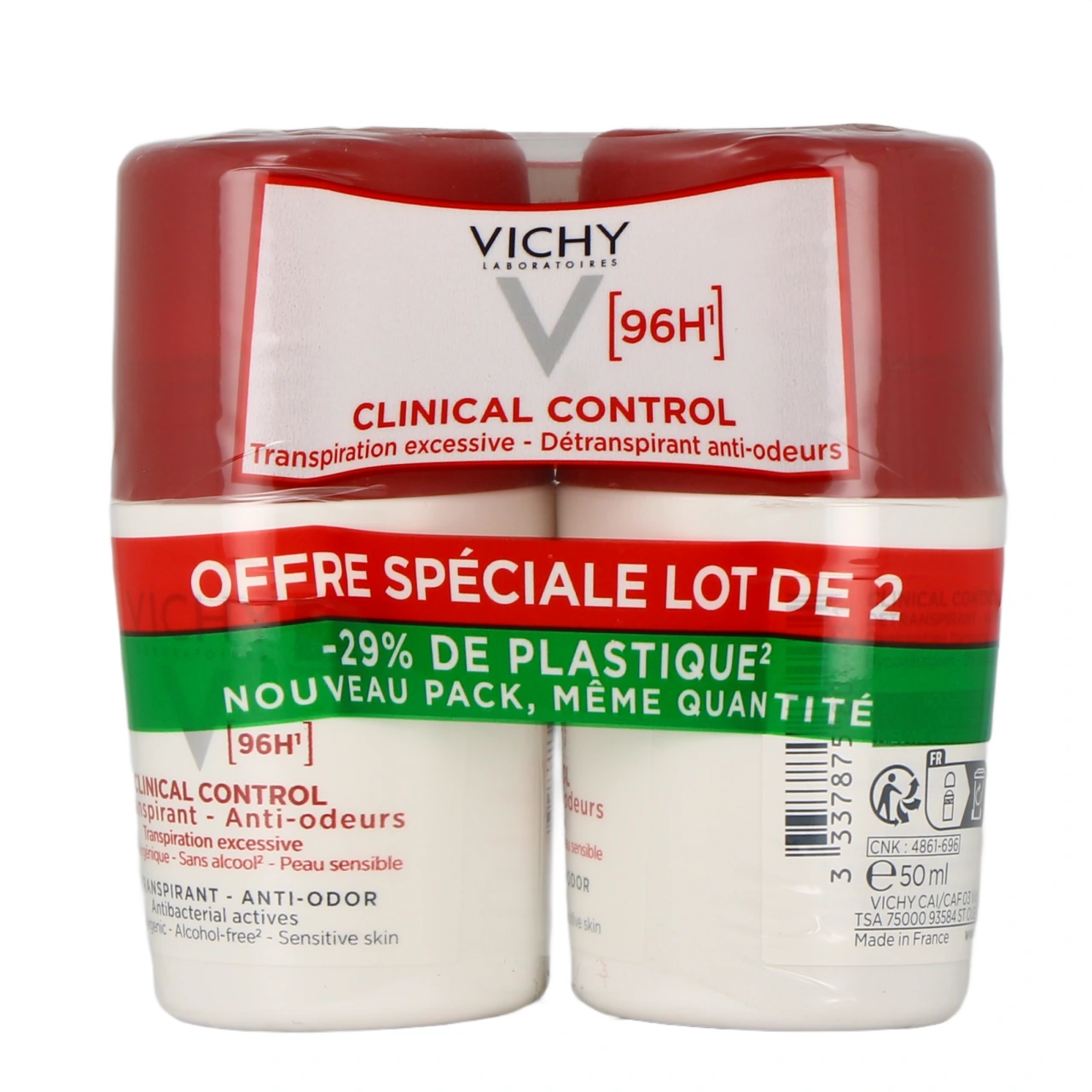 Vichy Clinical Control détranspirant anti-odeur 96h - Vue 5