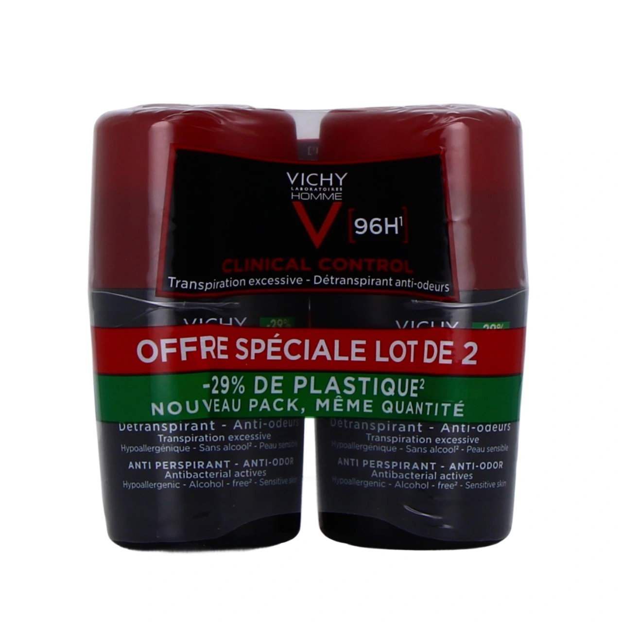 Vichy Clinical Control Détranspirant anti-odeur Homme 96h - Vichy