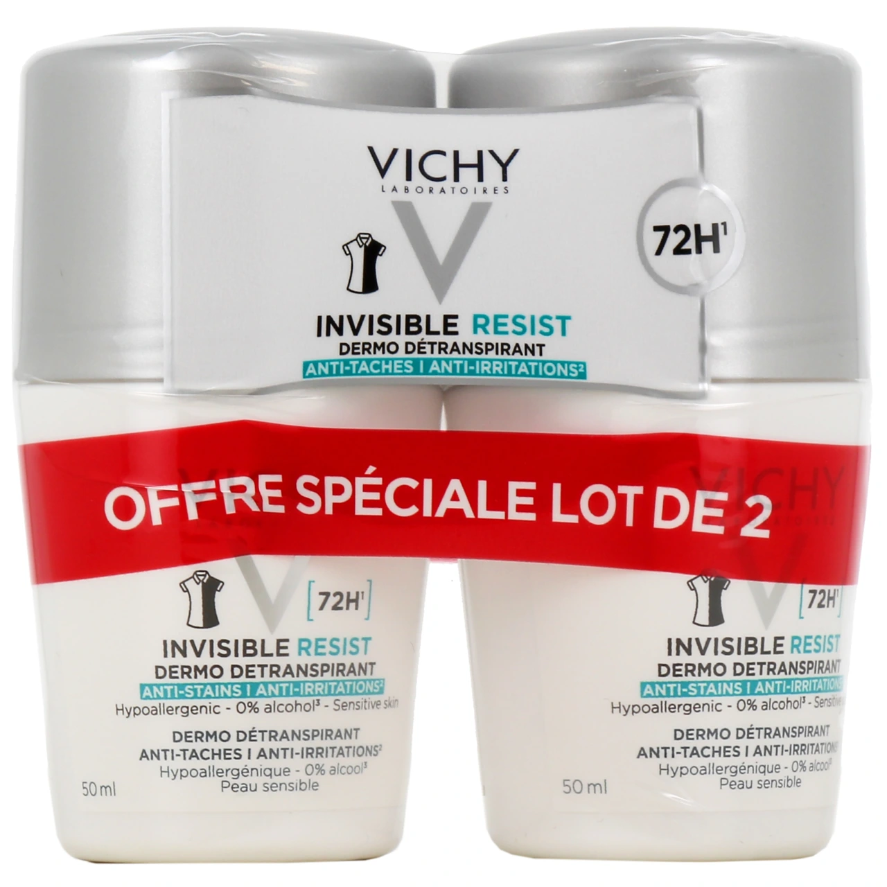 Vichy Déodorant Invisible Resist 72h Dermo Détranspirant - Vue 7