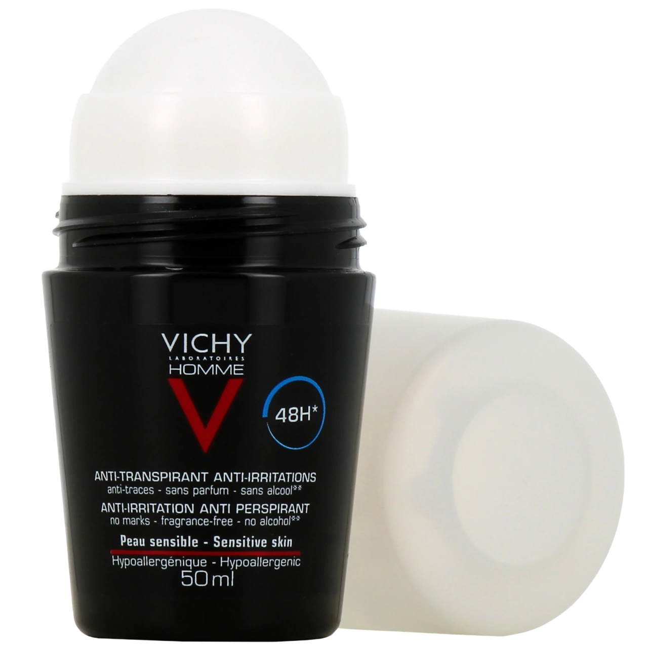 Vichy Homme Déodorant Anti-transpirant 48h Peaux sensibles - Vue 4
