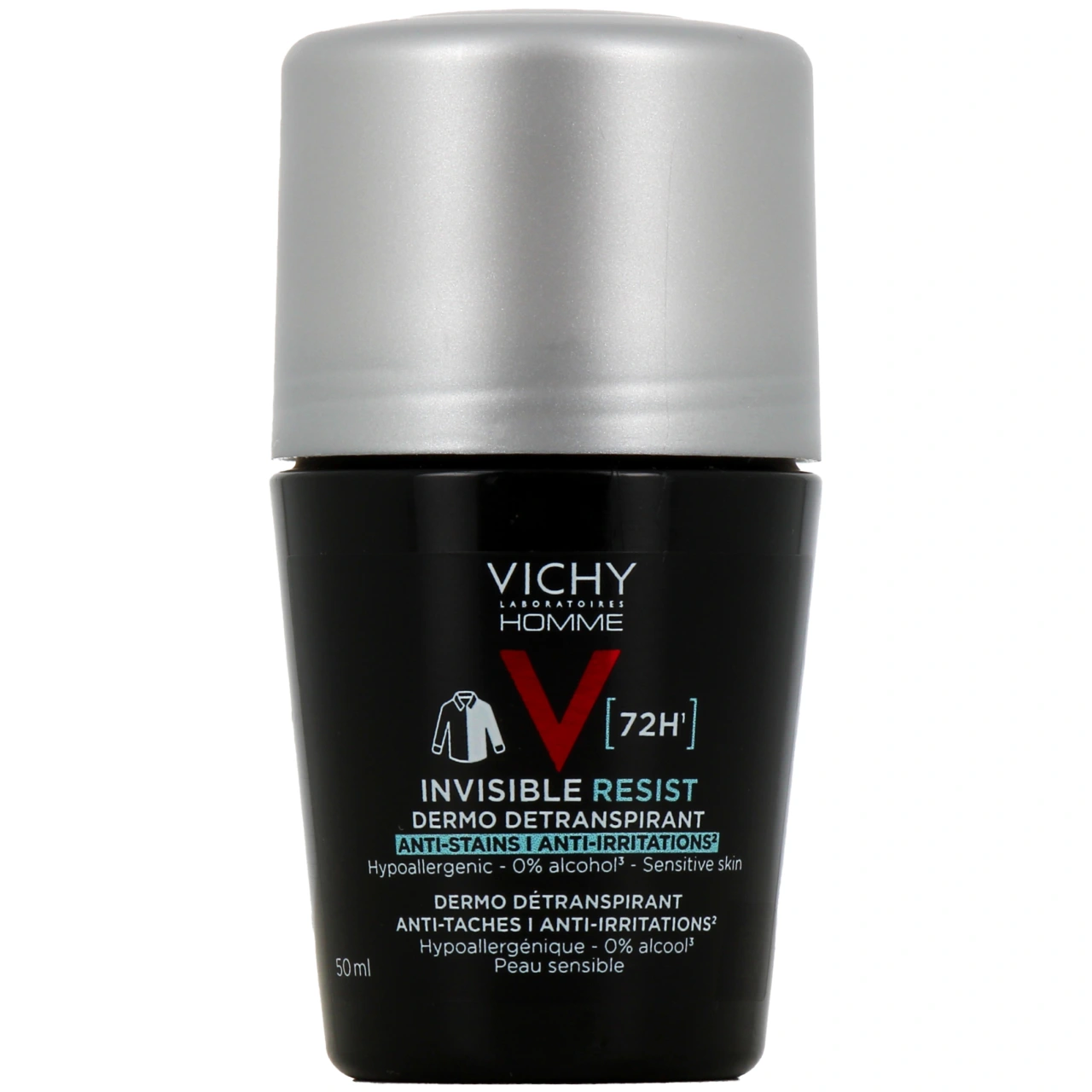 Vichy Homme Déodorant Invisible Resist Dermo Détranspirant 72h - Vichy Déodorants