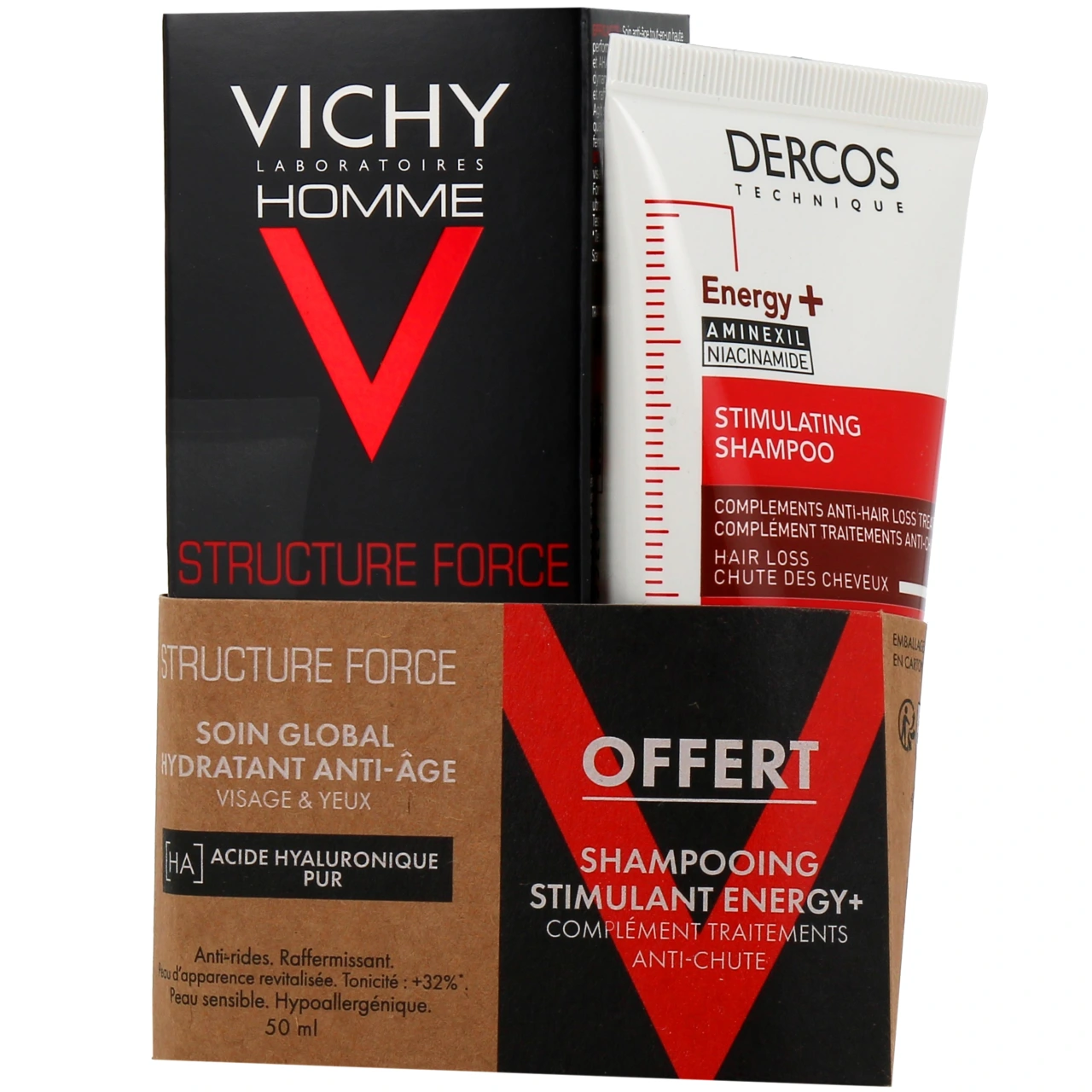 Vichy Homme Structure Force Soin Global Hydratant Anti-Age - Vue 4