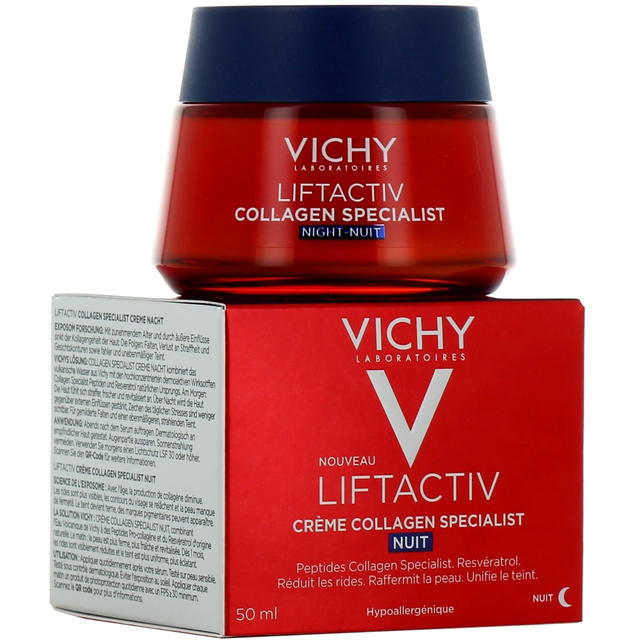 Vichy Liftactiv Collagen Specialist Crème de Nuit - Liftactiv