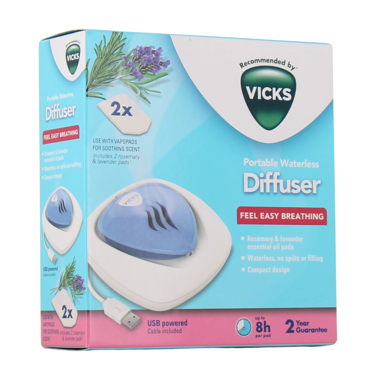 Vicks Diffuseur Portable Électrique - Vicks