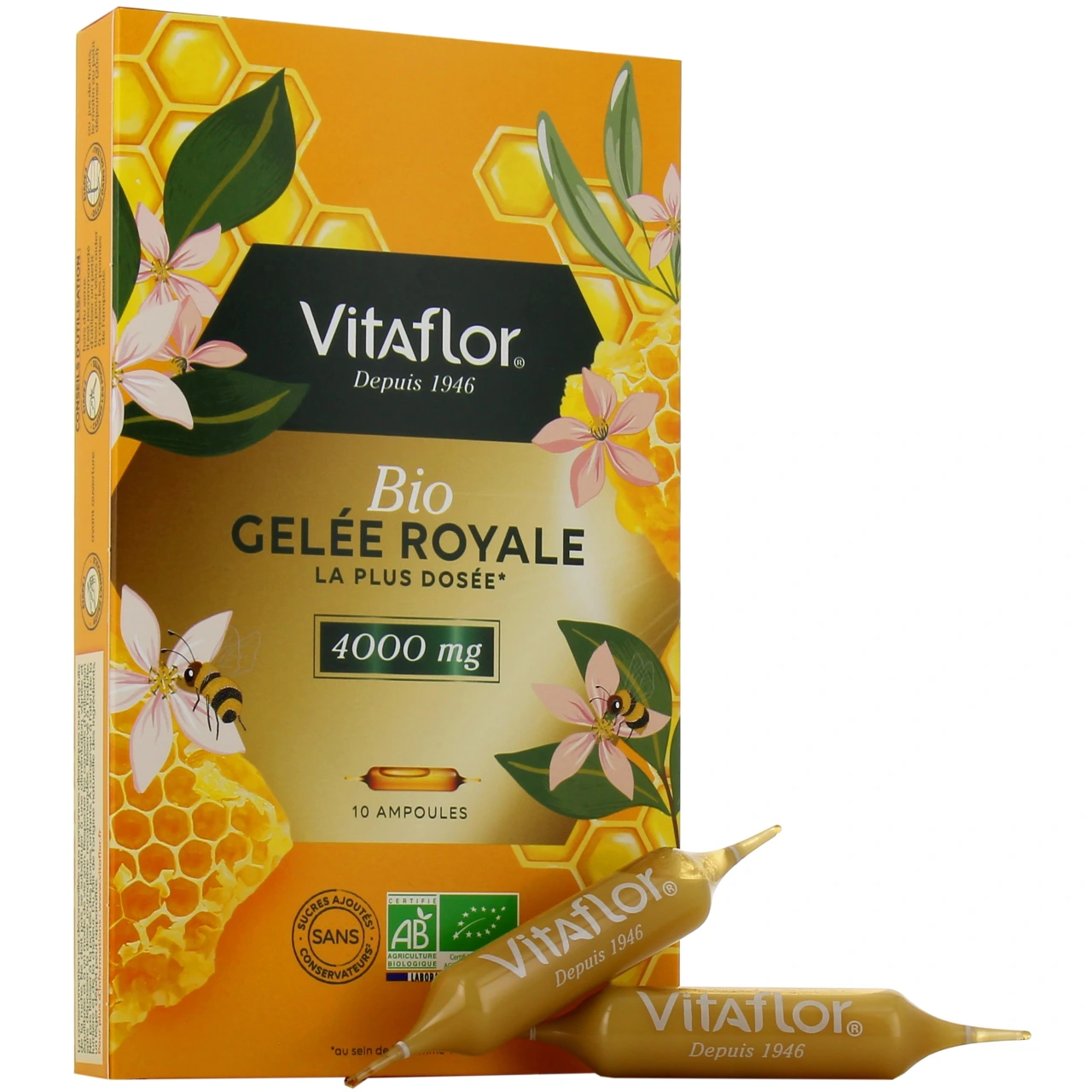 Vitaflor Bio Gelée Royale La Plus Dosée 4000 mg - Vitaflor