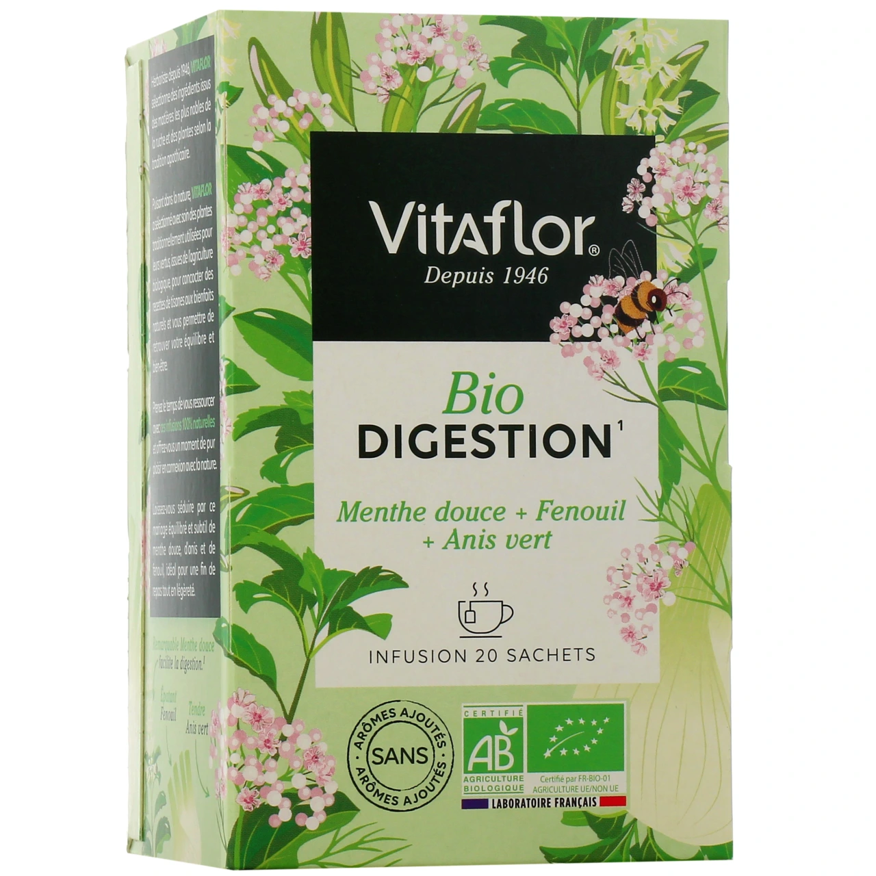 Vitaflor Digestion Tisane Bio - Vitaflor