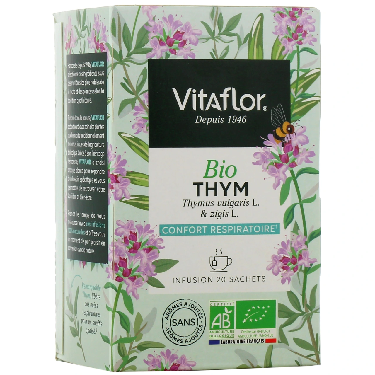 Vitaflor Thym Bio Tisane Confort Respiratoire - Vitaflor