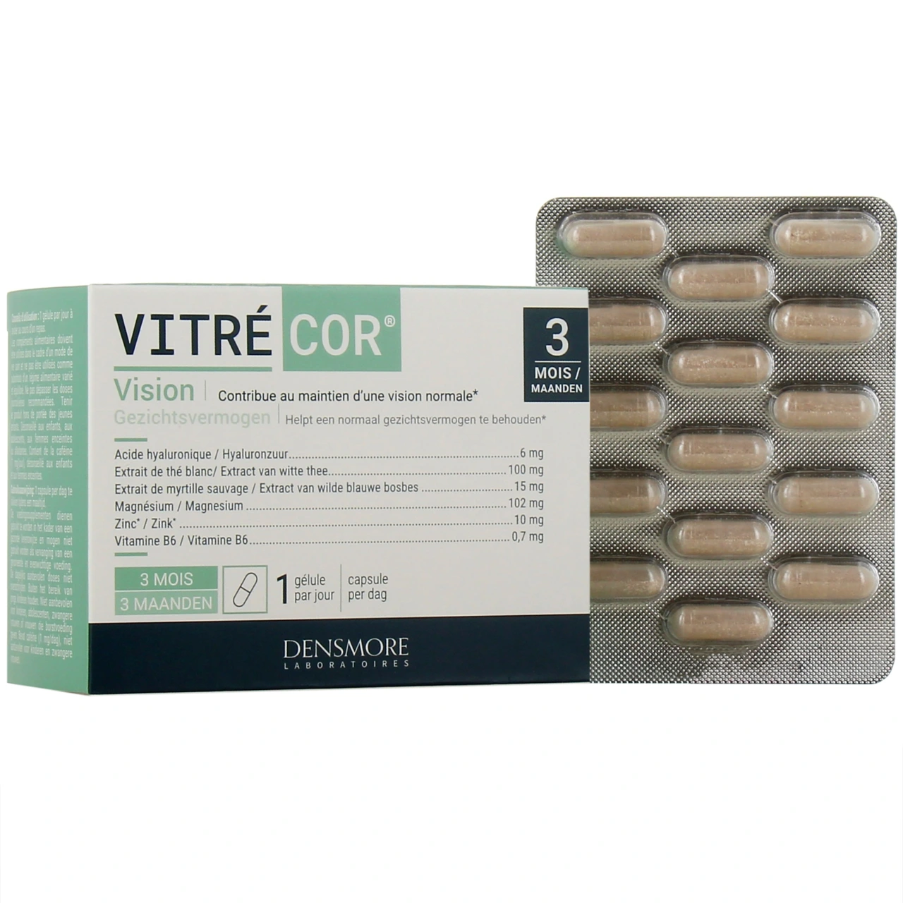 Vitrecor Boîte de 30 et 90 gélules - Vue 4