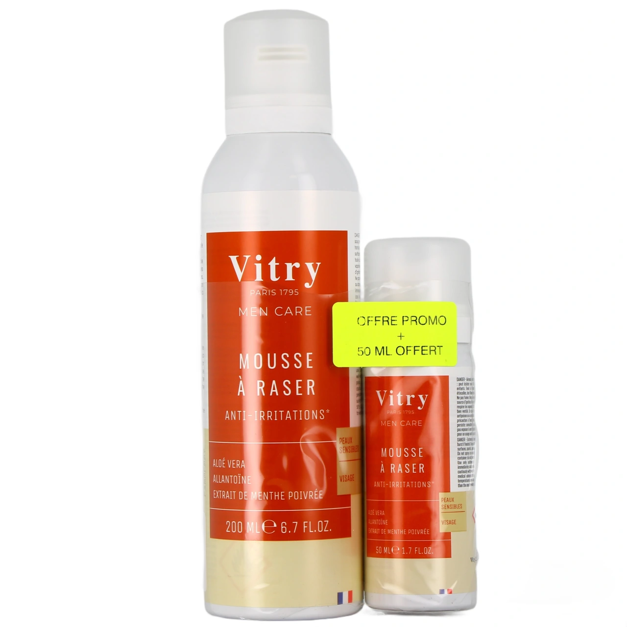 Vitry Mousse à Raser Anti-Irritations - Vitry