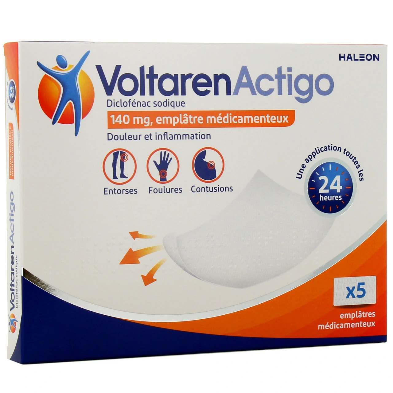 Voltaren Actigo Emplâtre Médicamenteux - Voltarène