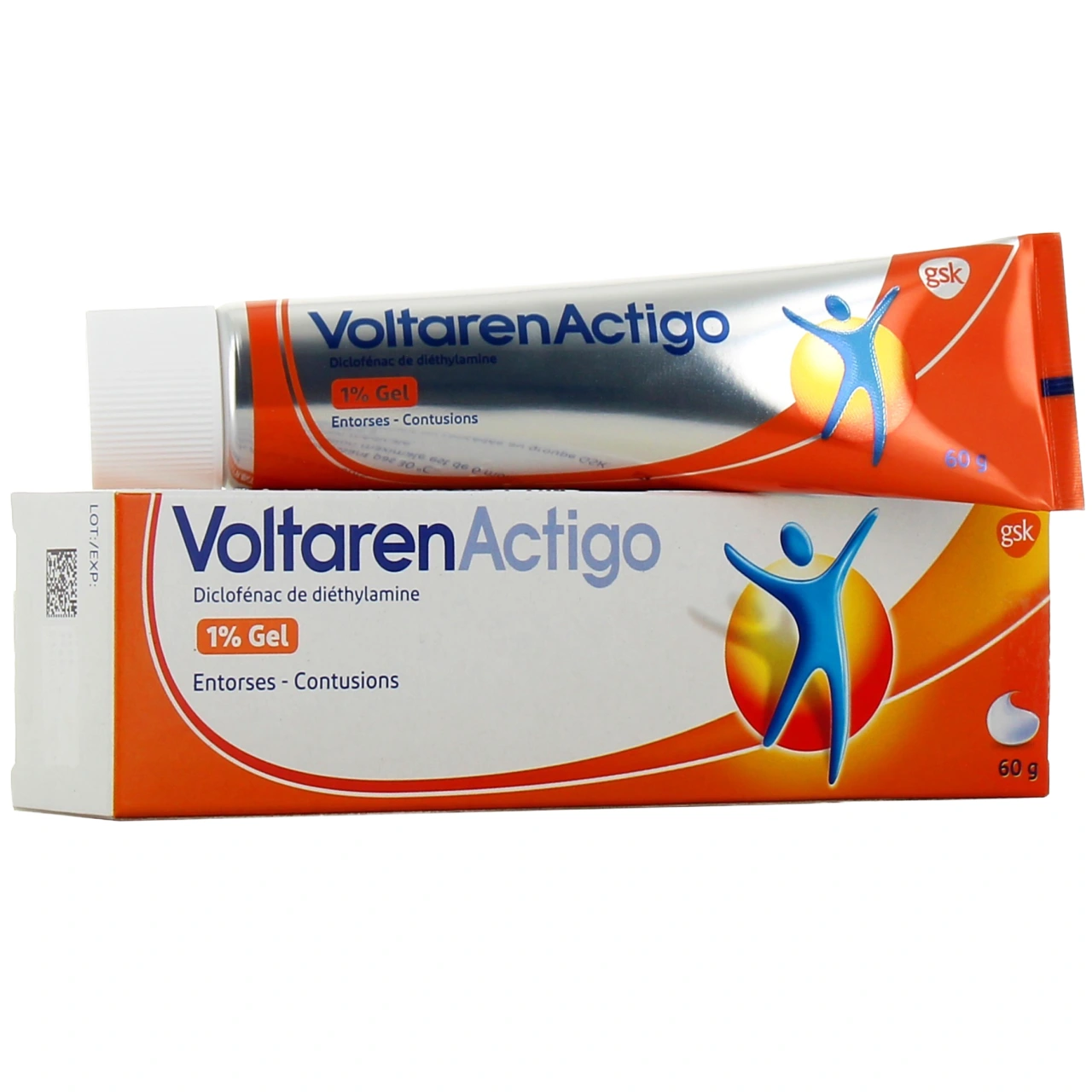 VoltarenActigo 1% Gel Entorses - Contusions - Vue 8