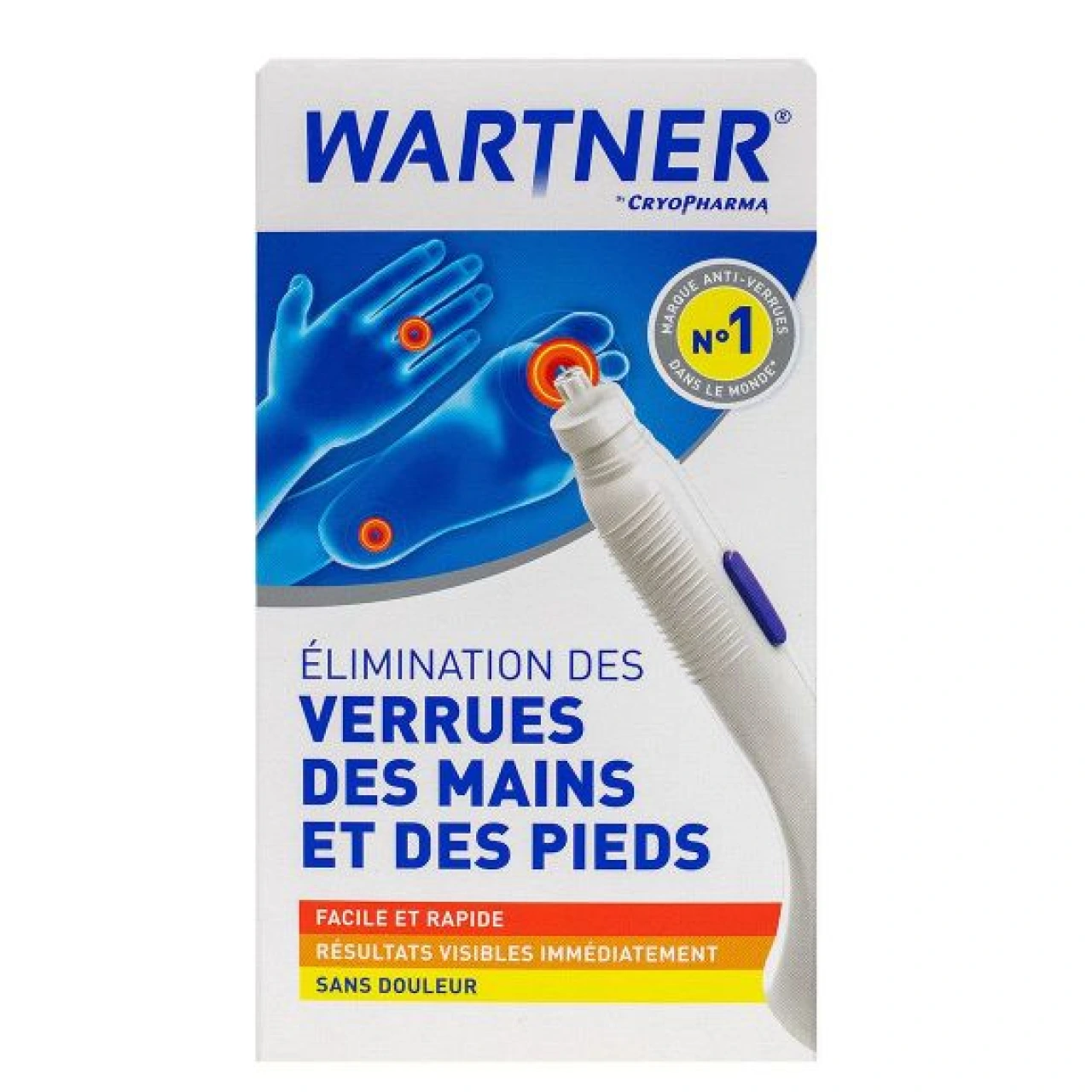 Wartner Cryopharma Élimination des Verrues des Mains et des Pieds - Vue 3