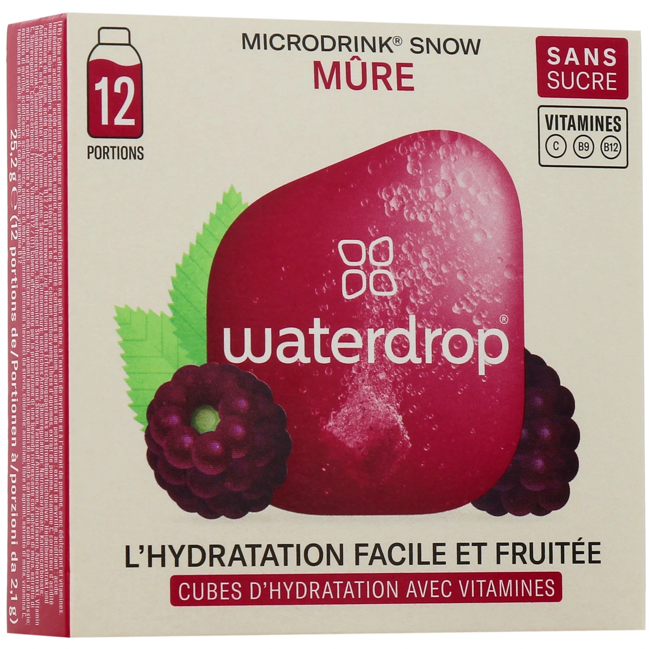Waterdrop Microdrink Snow Sans sucre - Waterdrop