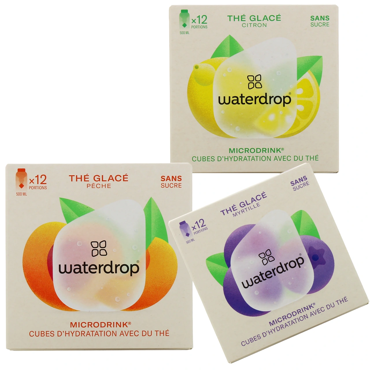 Waterdrop Microdrink Thé Glacé Sans sucre - Waterdrop