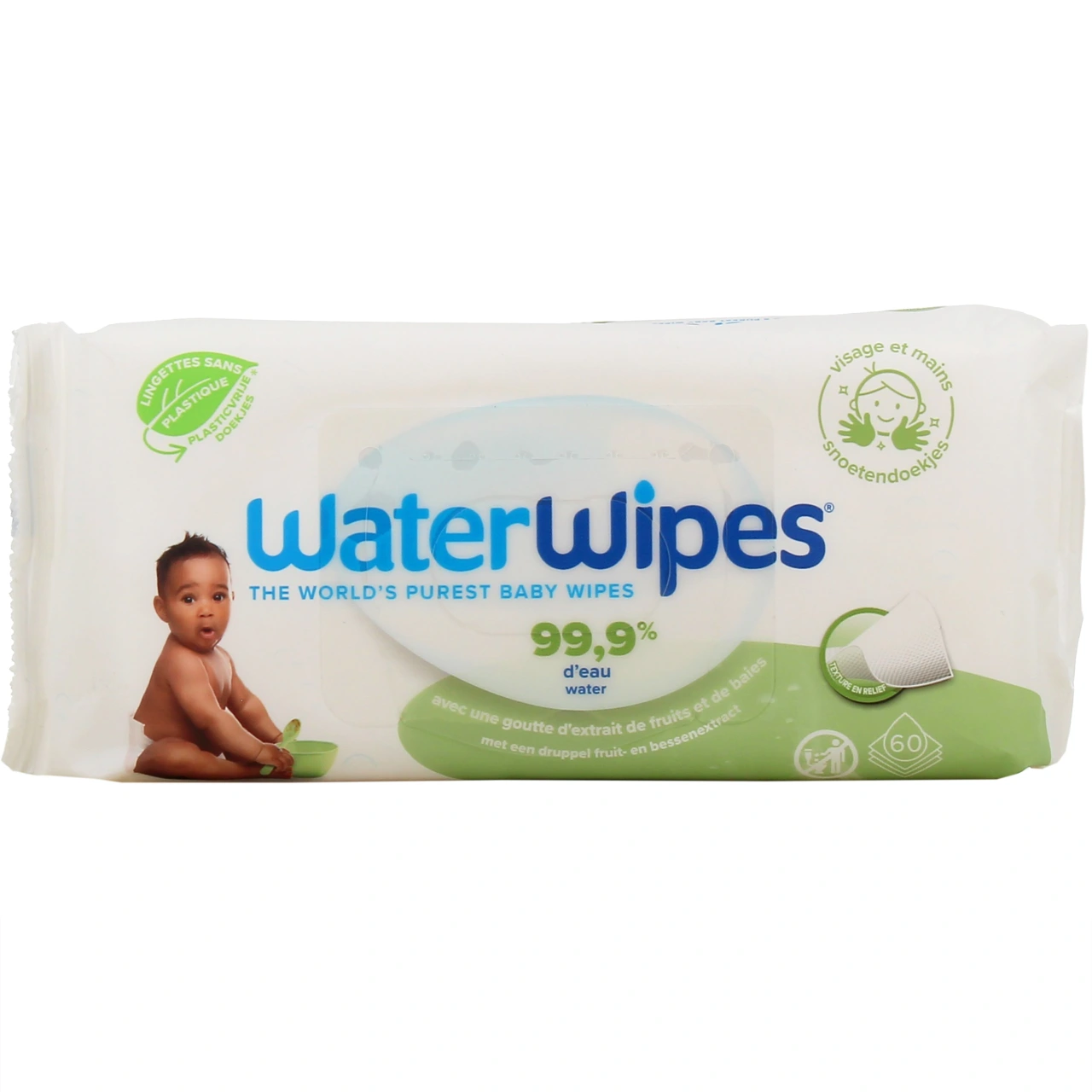 WaterWipes Lingettes Nettoyantes Bébé Biodégradables - Vue 9