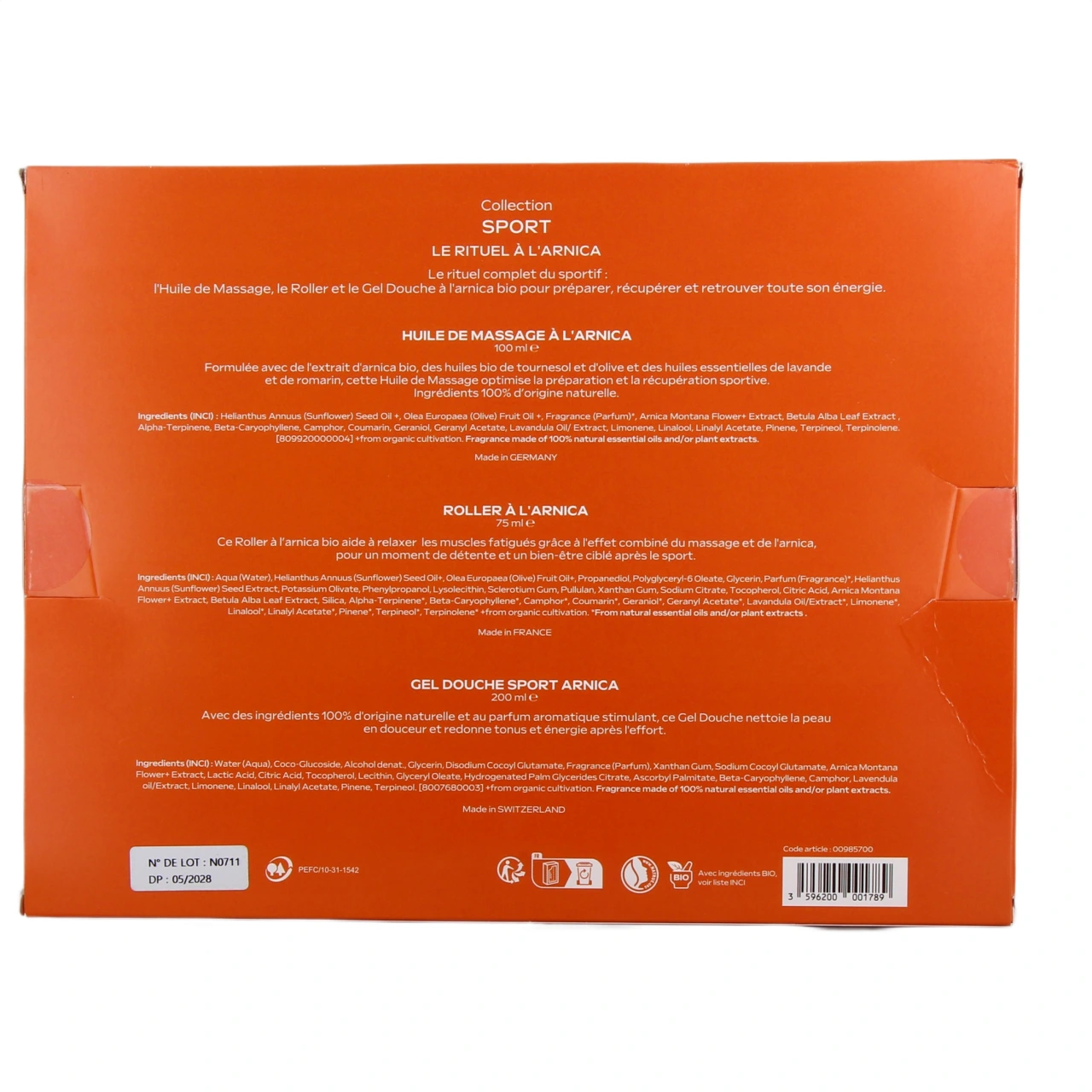 Weleda Coffret Sport - Vue 3