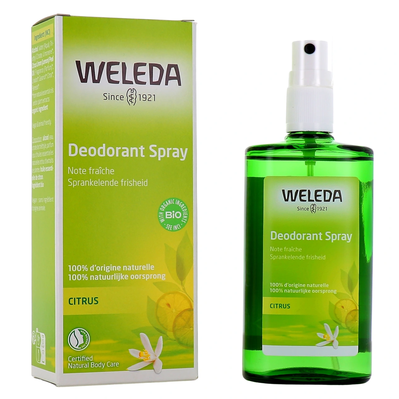 Weleda Déodorant Spray 24h Citrus - Weleda