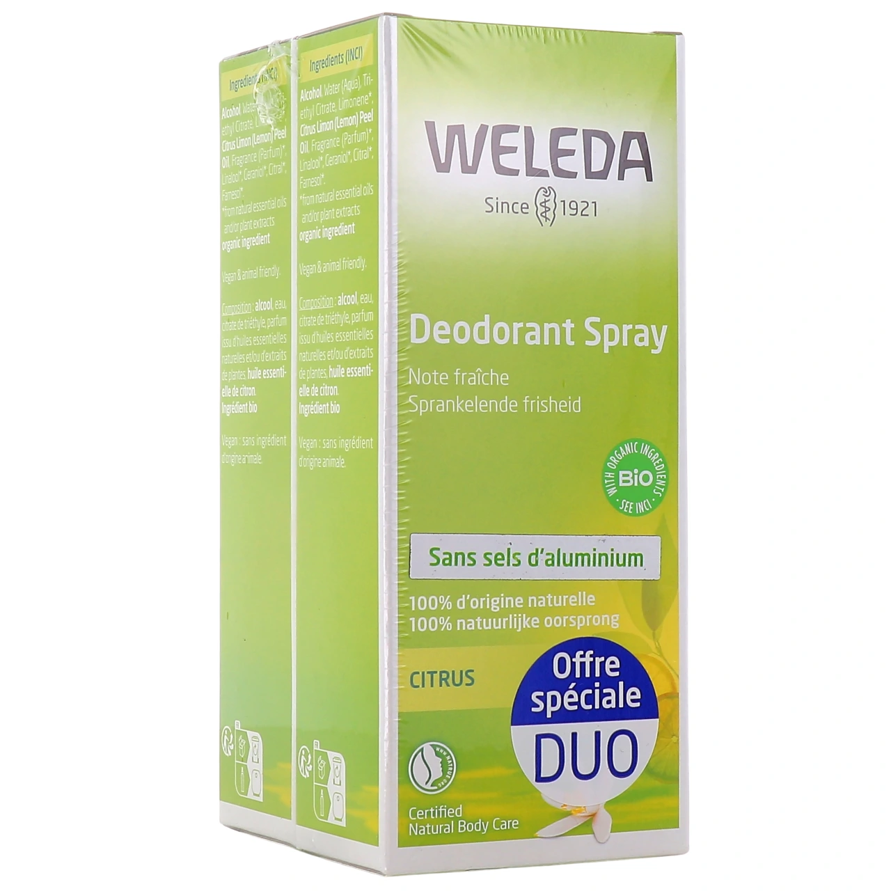 Weleda Déodorant Spray 24h Citrus - Vue 4