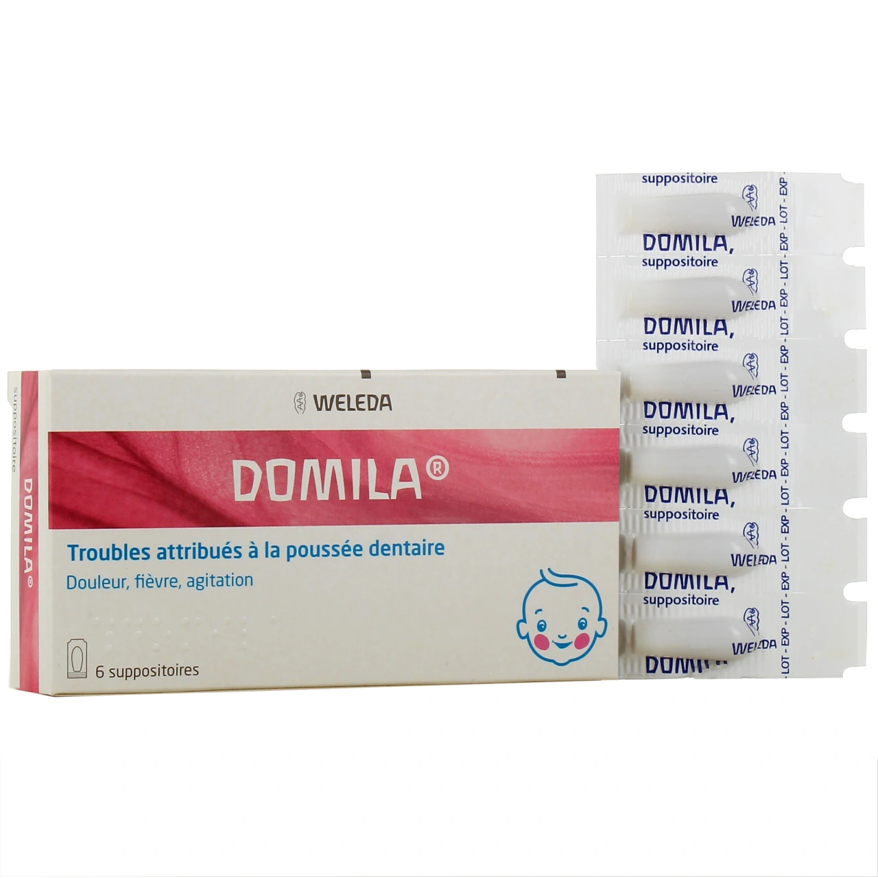 Weleda Domila Suppositoires Poussée Dentaire - Weleda