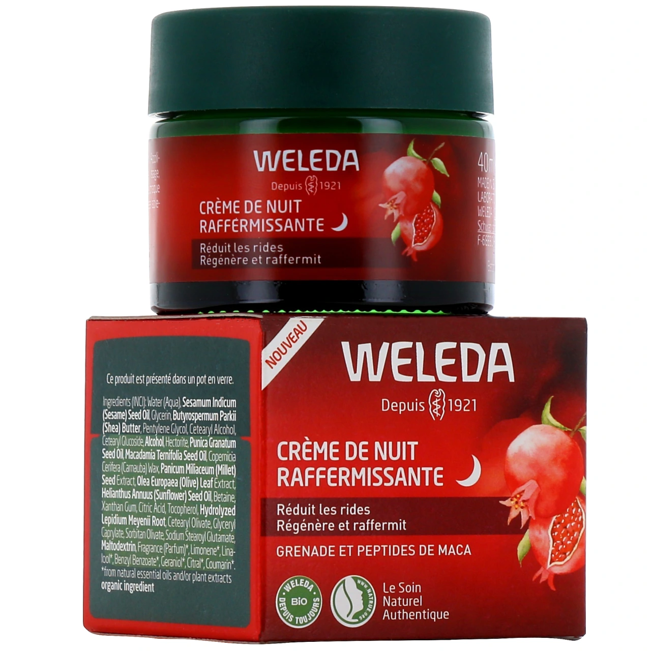 Weleda Grenade Maca Crème de Nuit Raffermissante Bio - Weleda