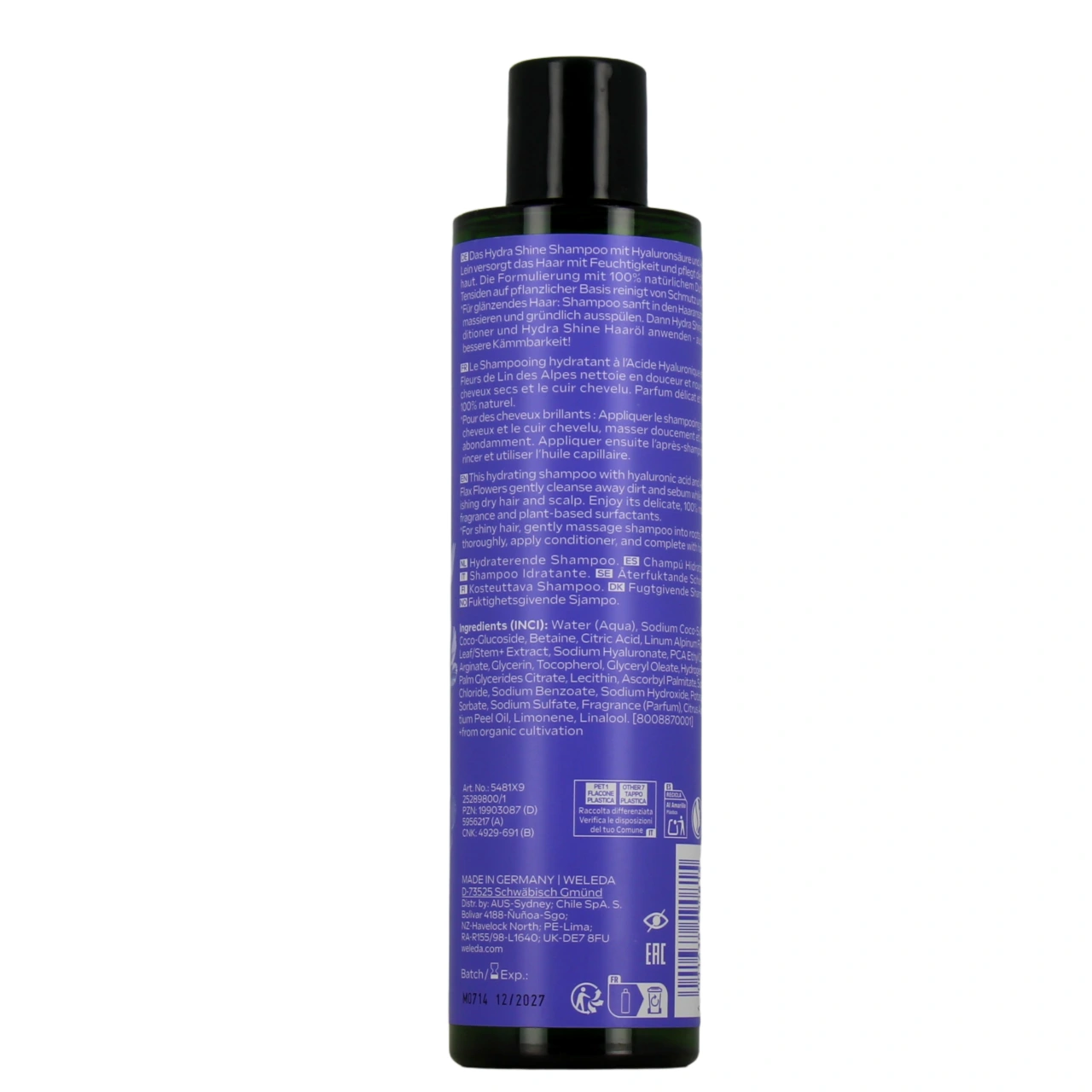 Weleda Hydra Shine Shampooing Hydratation - Vue 2