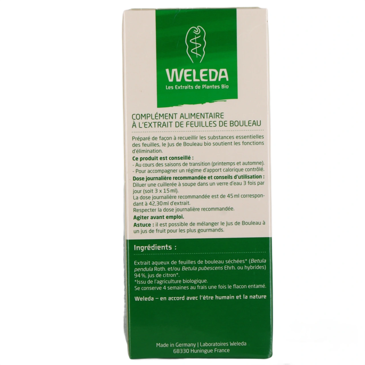 Weleda Jus de Bouleau Bio - Vue 4