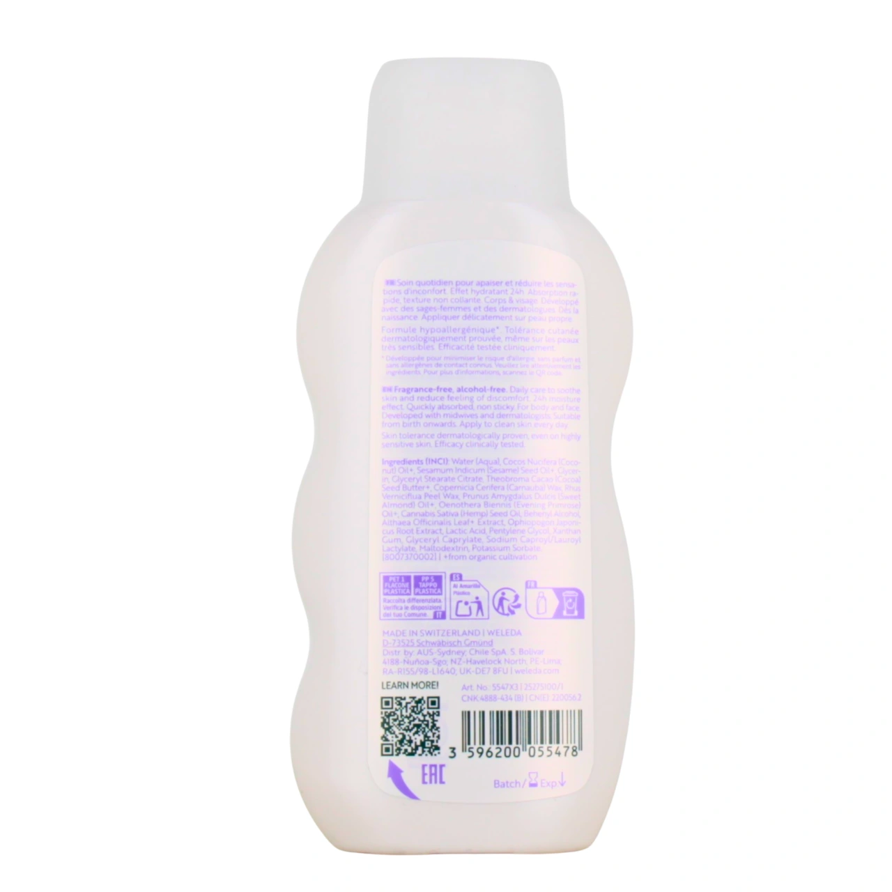 Weleda Lait Corporel Mauve Blanche - Vue 2