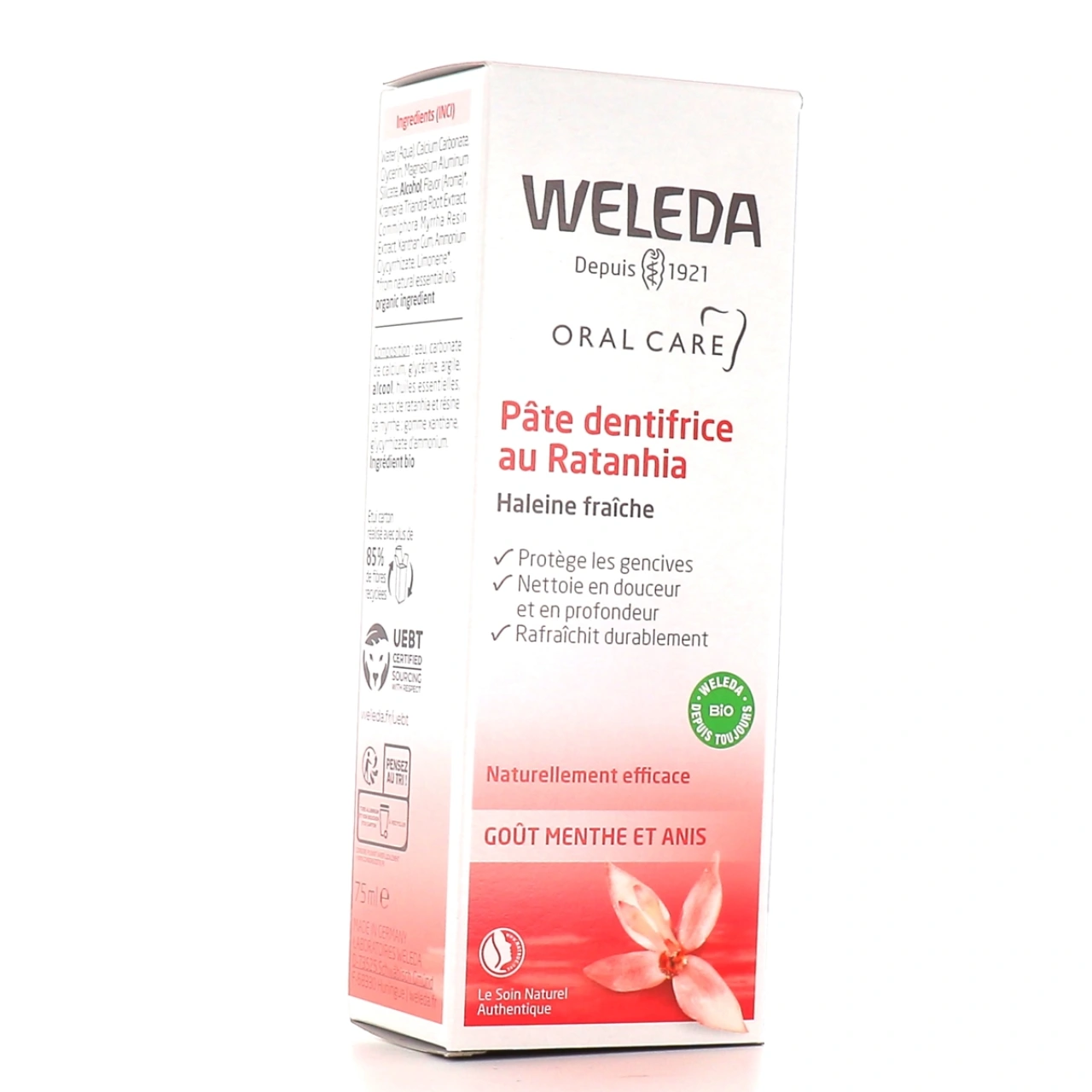Weleda Pâte Dentifrice au Ratanhia - Weleda
