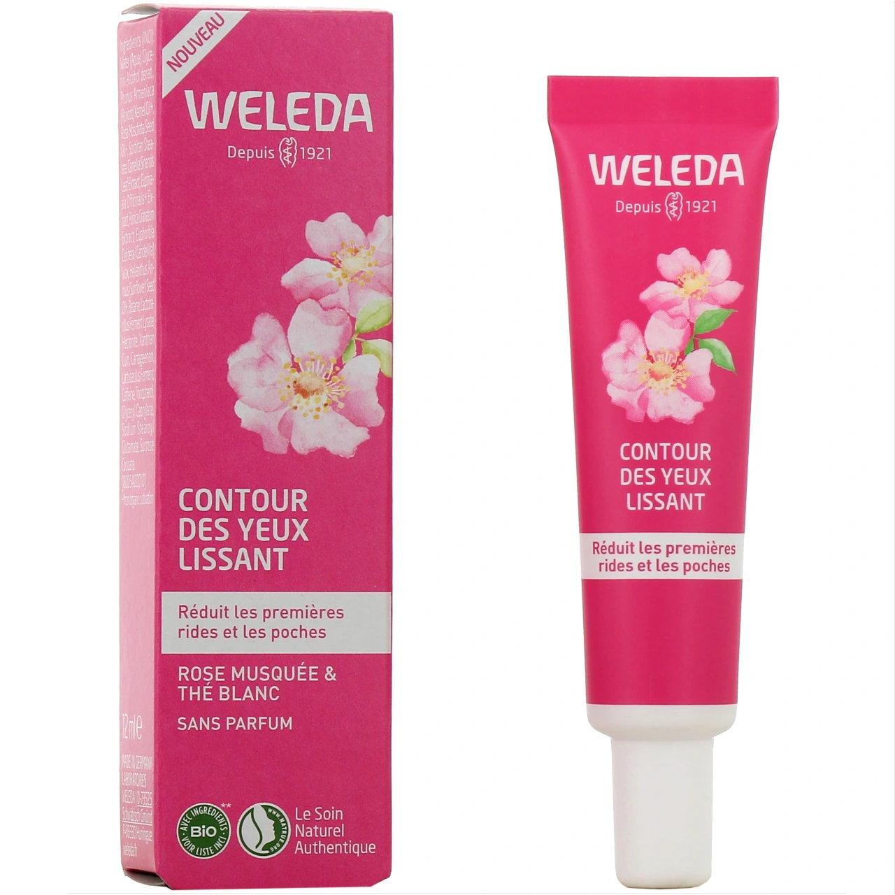Weleda Contour des Yeux Lissant Rose Musquée et Thé Blanc - Weleda