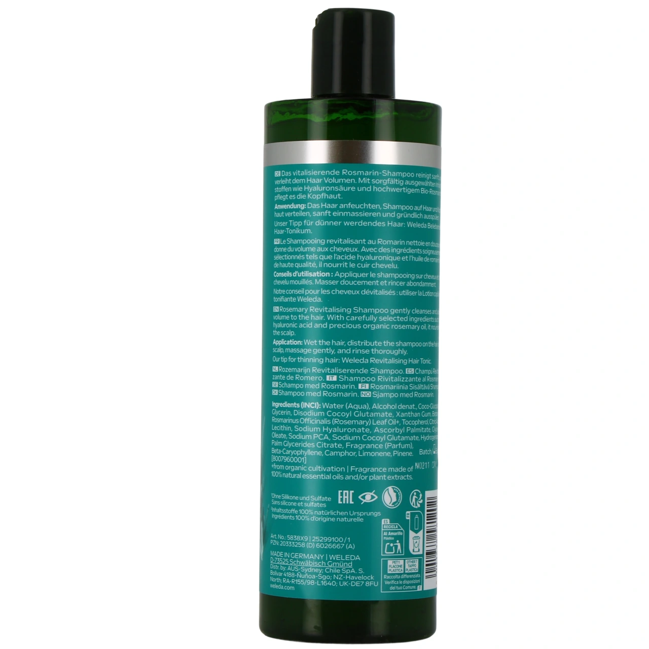 Weleda Shampooing Revitalisant au Romarin - Vue 3