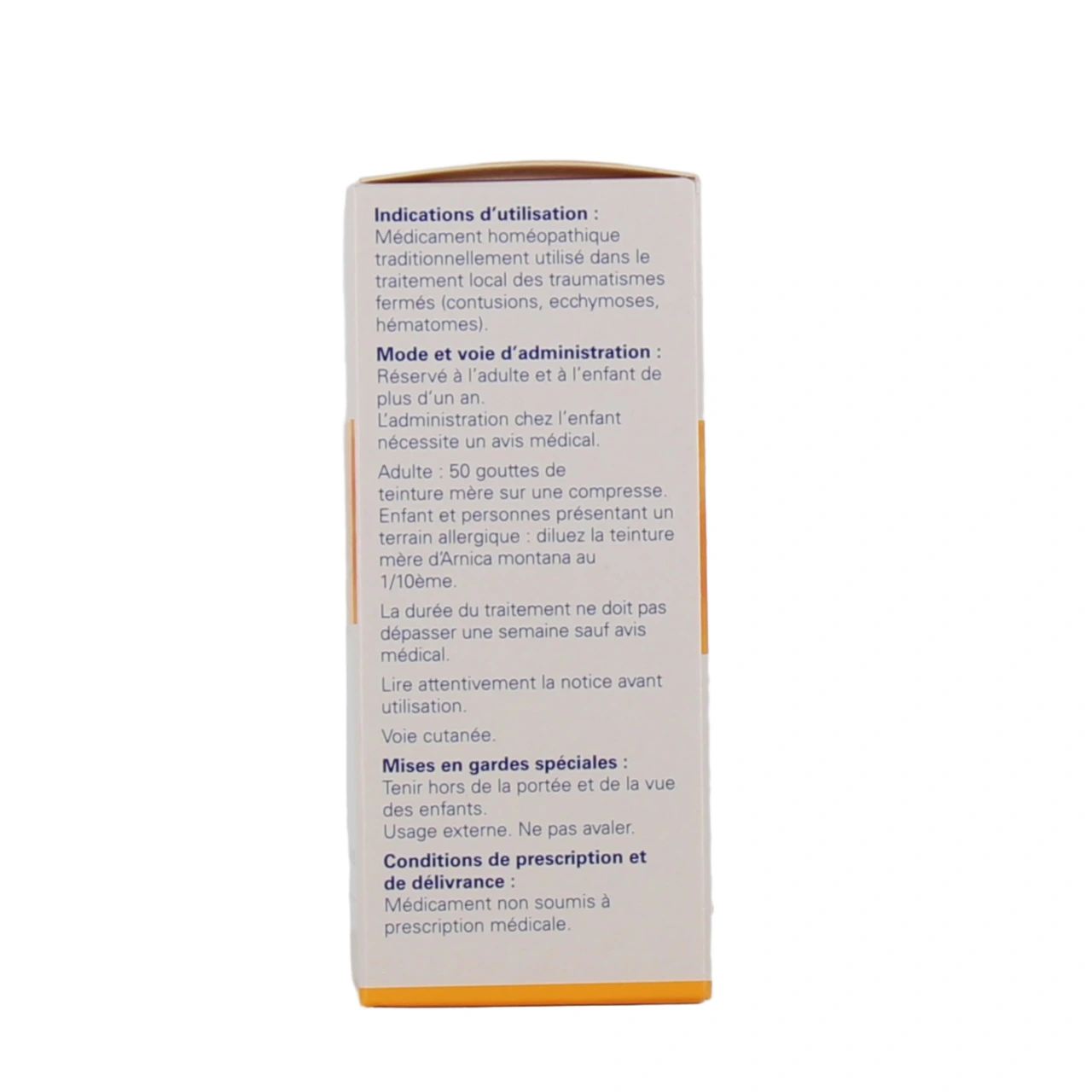 Weleda teinture mère Arnica Montana - Vue 4