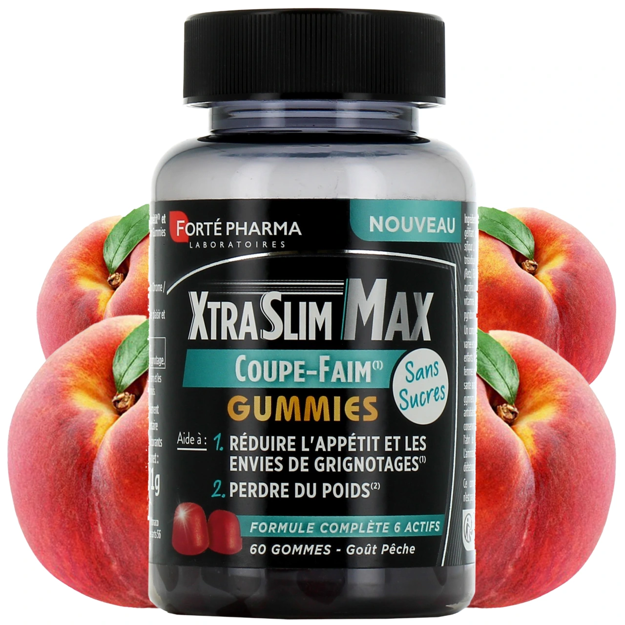 XtraSlim Max Coupe-Faim Gummies sans sucres - XtraSlim