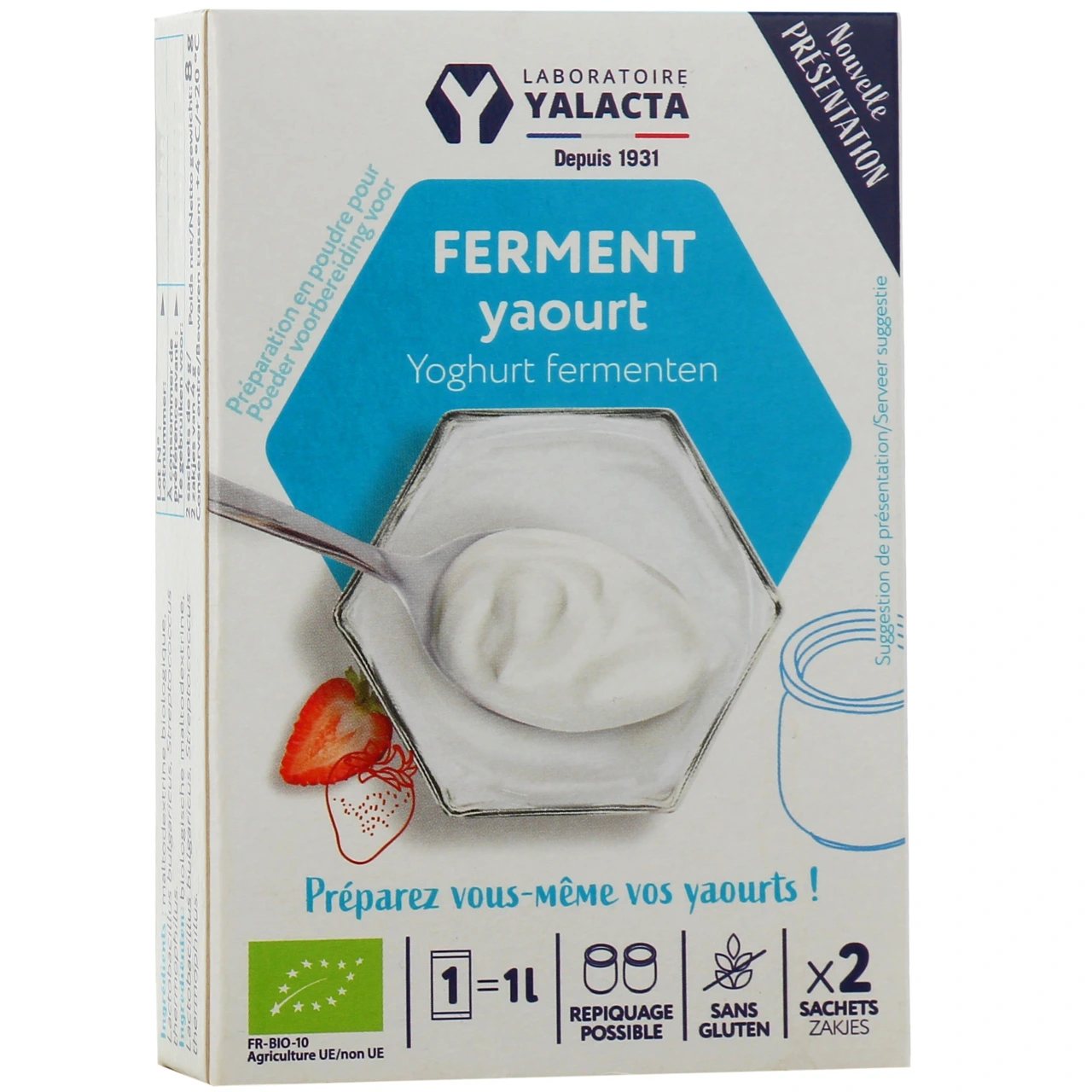 Yalacta Ferments Lactiques pour Yaourt Bio - Yalacta
