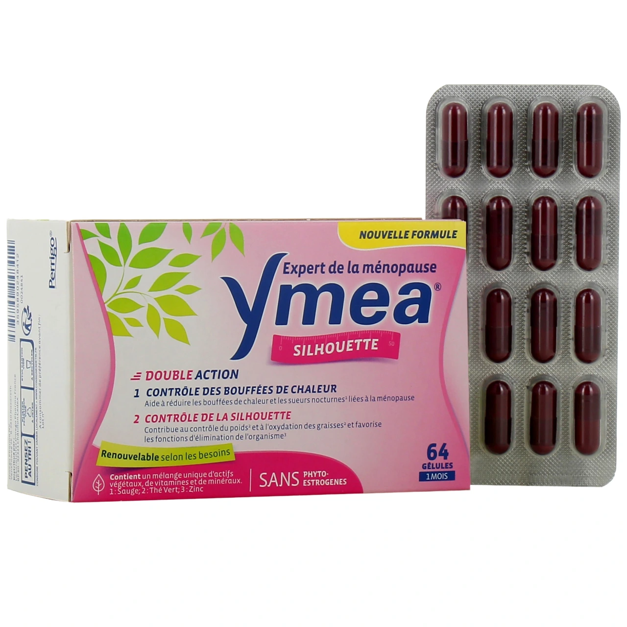 Ymea - ménopause silhouette - 64 ou 128 gélules - Vue 4