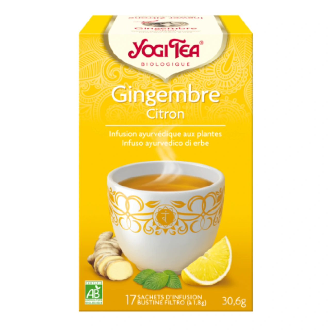 Yogi Tea Gingembre Citron - Vue 4