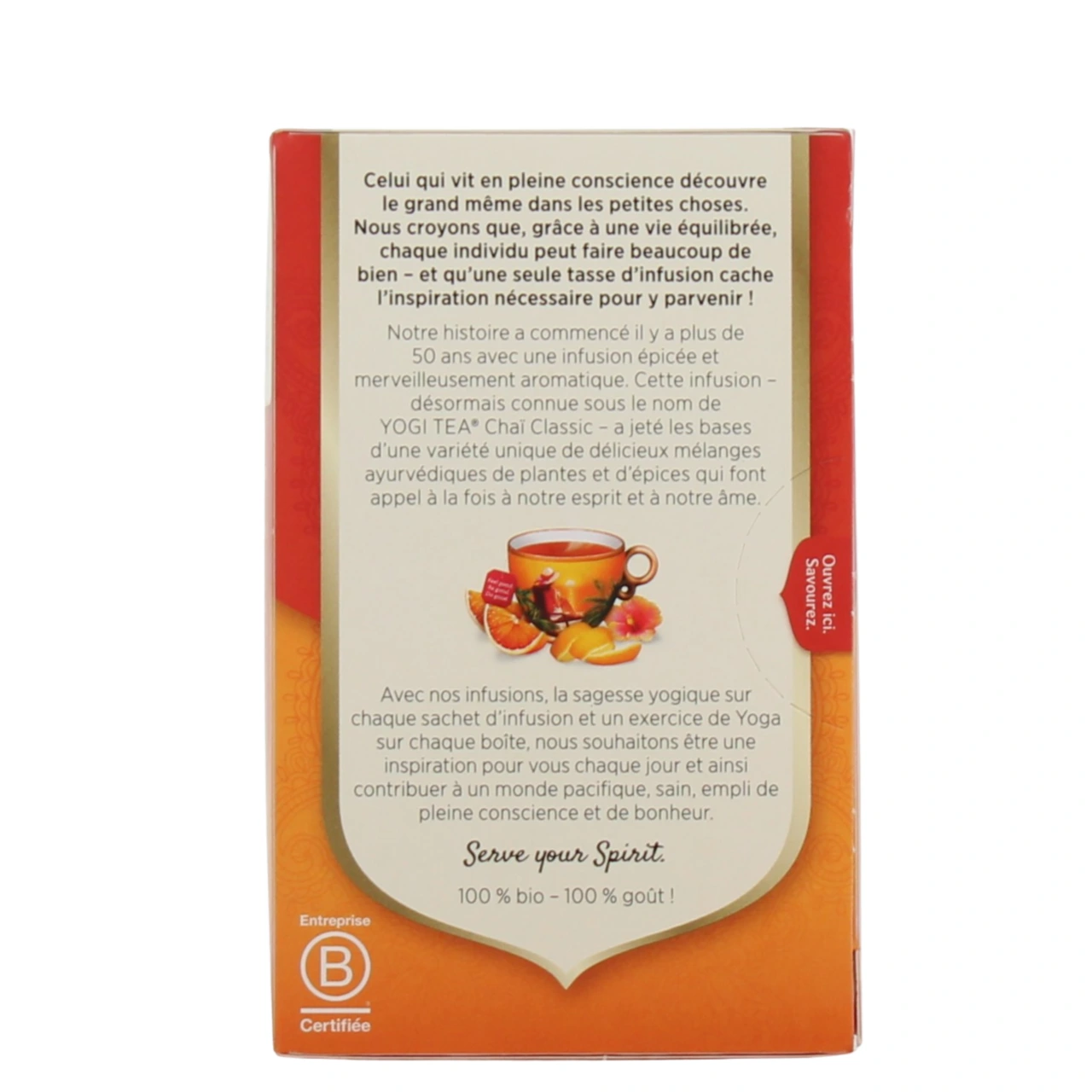 Yogi Tea Orange Sanguine - Vue 2