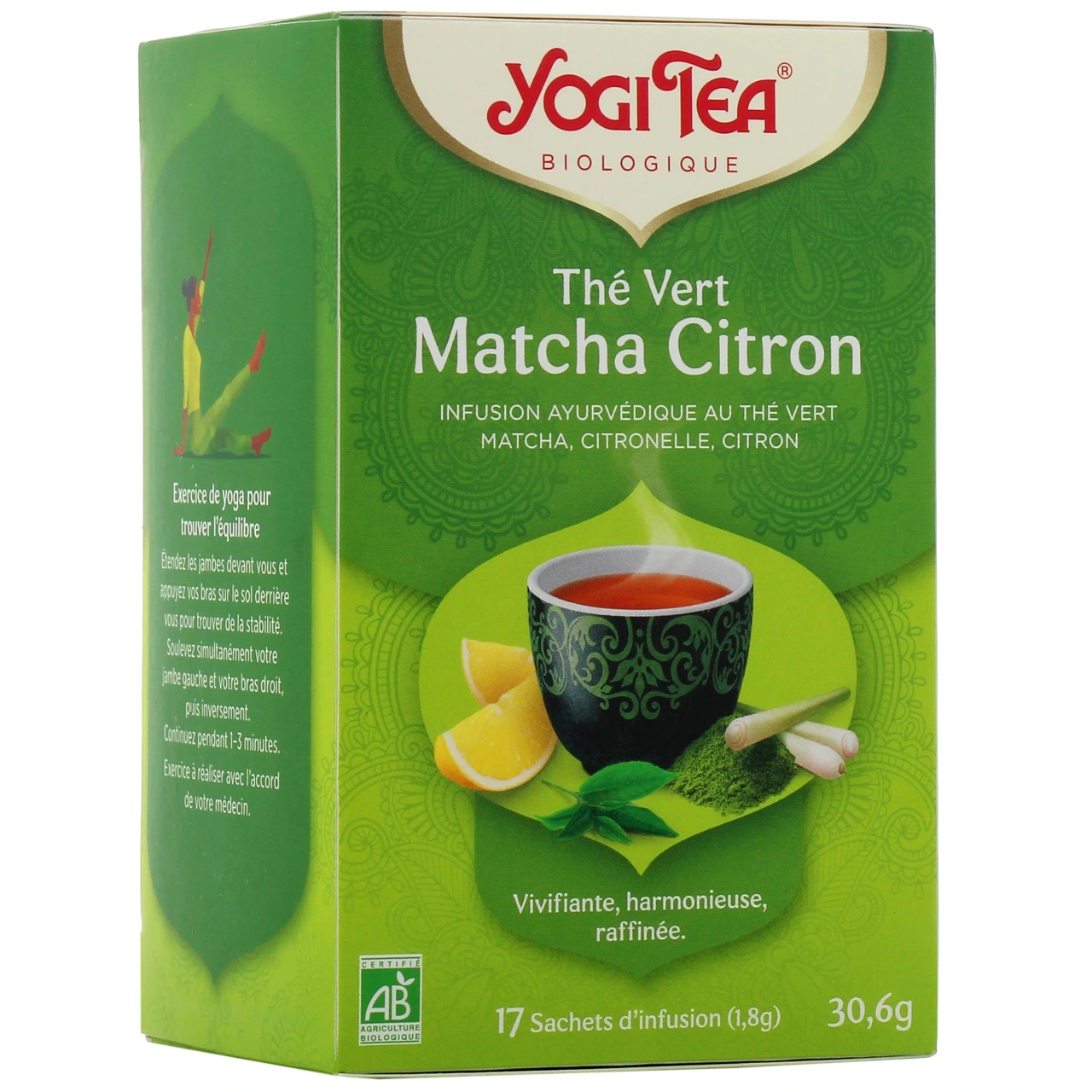Yogi Tea Thé Vert Matcha Citron - Yogi Tea