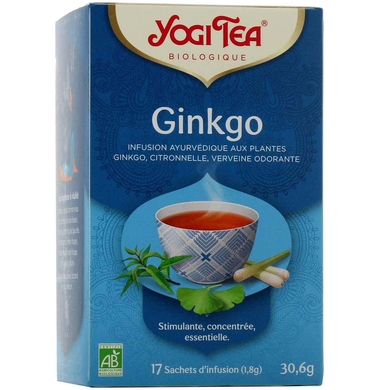 Yogi Tea Tisane Ayurvédique Ginkgo - Yogi Tea