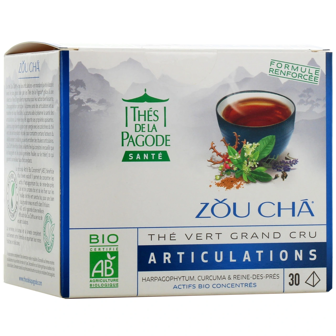 Thés de la Pagode Zou Cha Articulations Bio - Thés de la Pagode
