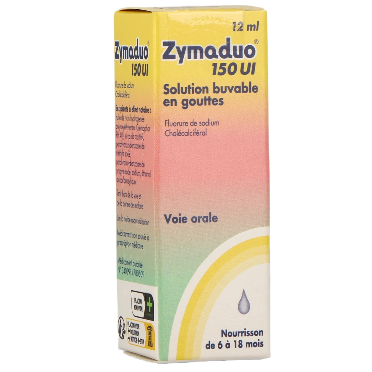 Zymaduo 150 UI solution buvable en flacon compte-gouttes 12ml - Viatris