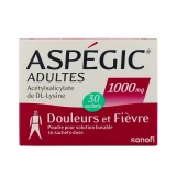 Aspégic Adulte 1000 mg