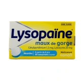 Lysopaïne Maux de Gorge