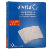 Alvita Compresses Stériles Non Tissées