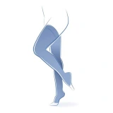 Thuasne Venoflex Secret Bas de Contention Pied Ouvert Classe 2